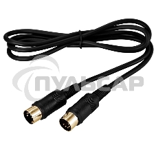 Шнур DIN 5 Pin - DIN 5 Pin, длина 1,5 метра (GOLD) Rexant