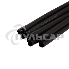 Трубка термоусаживаемая двухстенная клеевая 6.4/3.2мм (уп.10шт) по 1м черный Rexant 26-2103