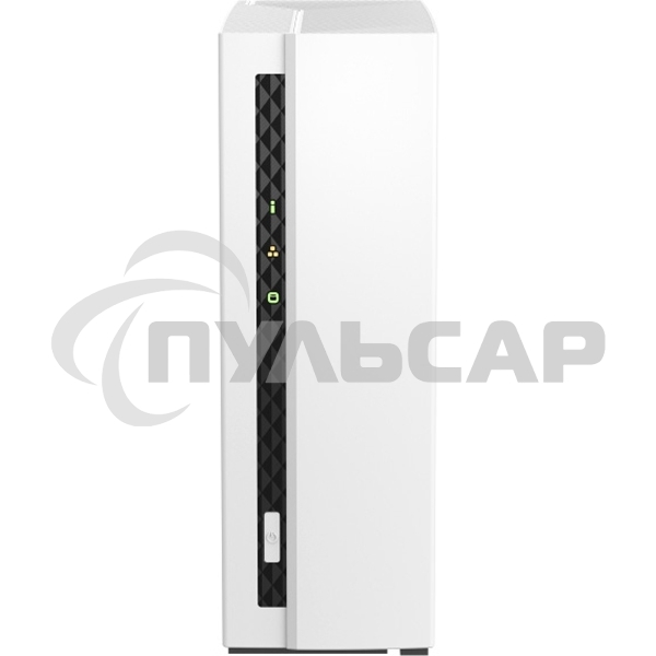 Сетевое хранилище SMB QNAP TS-133 NAS 1 HDD tray. ARM 4-core Cortex-A55 1.8GHz, ram 2 Gb (max), 1x1GbE, 1xUSB 2.0 port,1xUSB 3.2 Gen 1