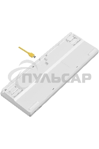 Клавиатура проводная A4Tech Bloody S87 Energy (S87 USB ENERGY WHITE) USB белый/желтый