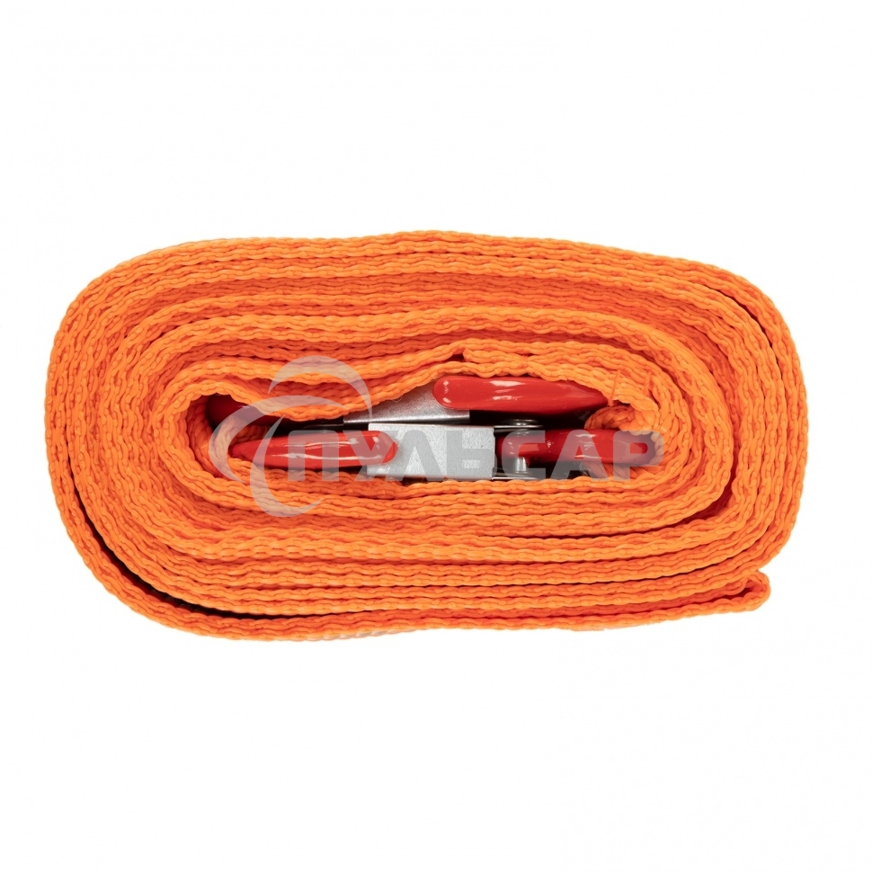 Трос буксировочный 5 тонн, 2 крюка, пакет, РоссияStels