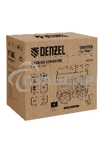 Электрогенератор бензиновый Denzel PS-180EAD-3, 18 кВт, 110 дБ, 265 кг
