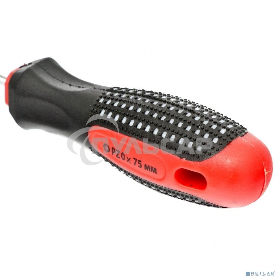 Отвертка Matrix Fusion, PZ0 x 75 мм, CrV, 3-х компонентная рукоятка 