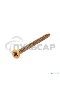 Саморез универсальный KRANZ 5х70, желтый цинк, короб (100 шт./уп.)