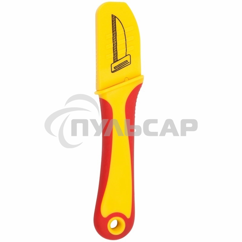 Нож монтажника, нержавеющая сталь, прямое лезвие Rexant