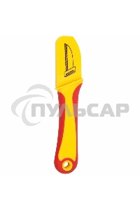 Нож монтажника, нержавеющая сталь, прямое лезвие Rexant