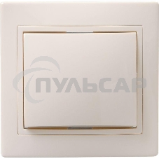 Выключатель Iek EVK10-K33-10-DM ВС10-1-0-ККм 1кл 10А КВАРТА (кремовый)