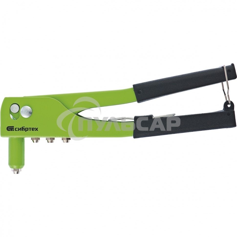 Заклепочник СИБРТЕХ 260 мм, заклепки 2,4-3,2-4,0-4,8 мм СИБРТЕХ 40541