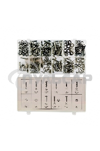 Набор саморезов СИБРТЕХ, винтов, гаек, шайб, 347 предм. СИБРТЕХ 47609