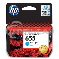 Картридж струйный HP 655 CZ110AE голубой для HP DJ IA 3525/4615/4625/5525/6525 (600стр.)