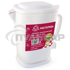 Чайник электрический Мастерица ЭЧ-1,0/0,8-220Б, пластиковый, белый, 1л, 800 Вт (в уп. 10 шт) Чайник электрический Мастерица ЭЧ-1,0/0,8-220Б, пластиковый, белый, 1л, 800 Вт (в уп. 10 шт)