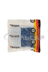 Дюбель распорный KRANZ 6х50, синий, пакет (50 шт./уп.)