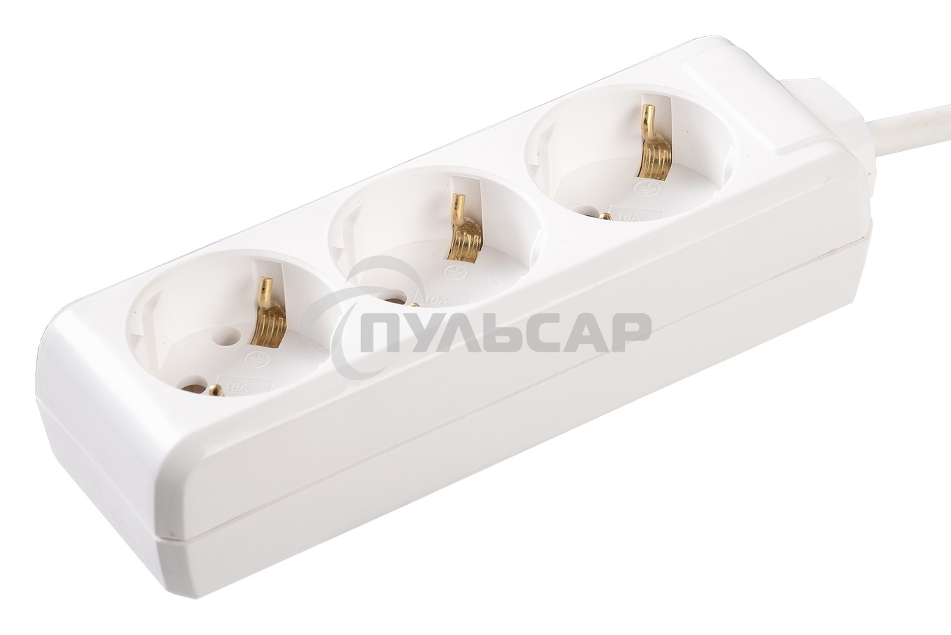 Удлинитель 3х3м с заземл. 16А IP20 У03 2P+PE ИЭК WYP10-16-03-03-Z-N