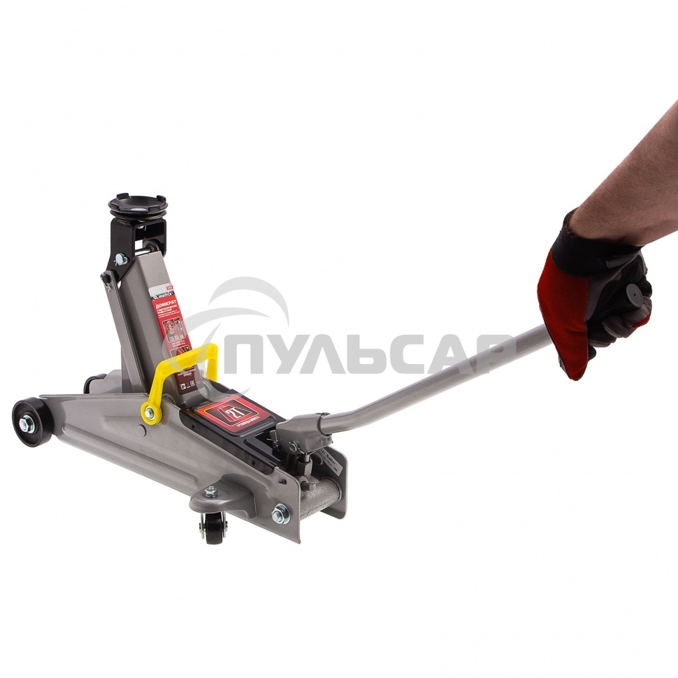 Домкрат Matrix подкатный 2т h подъема 135–355мм