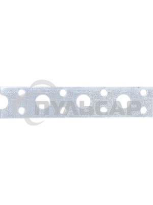 Лента перфорированная вентиляц. прямая, 0,55 мм, LP, V 2 см х 25 м, цинк, Россия Сибртех