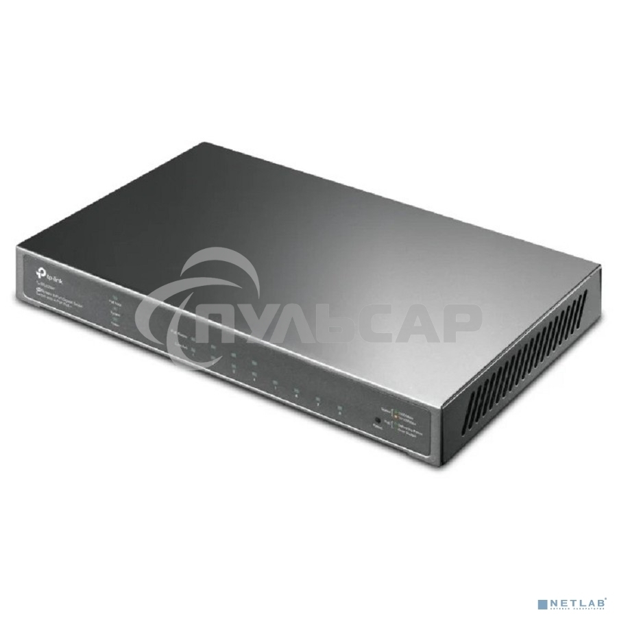 Коммутатор TP-Link JetStream 8-Port Gigabit Smart Switch with 4-Port PoE+, 4× Gigabit PoE+ Ports, 802.3at/af, 62 W PoE Power, Desktop Steel CaseIntegration with Omada SDN Controller, 802.1Q VLAN, STP/RSTP/MSTP, IGMP Snooping, 802.1p/DSCP QoS, ACL, 802.1x,