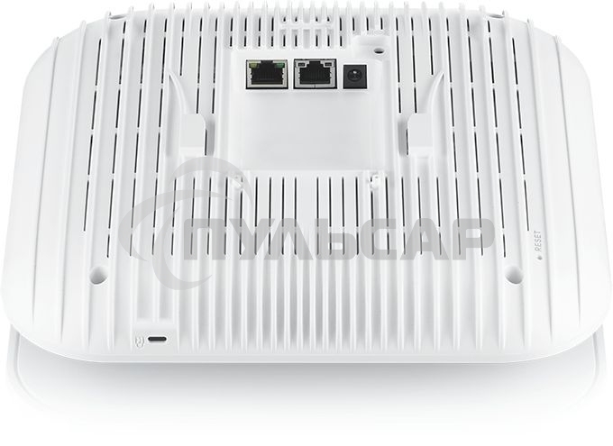 Гибридная точка доступа Zyxel NebulaFlex Pro WAX650S, W-Fi 6, 802.11a/b/g/n/ac/ax (2,4 и 5 ГГц), MU-MIMO, Smart Antenna, внутренние антенны 4x4, до 1200+2400 Мбит/с, 1xLAN 5GE, 1xLAN GE, PoE, защита о