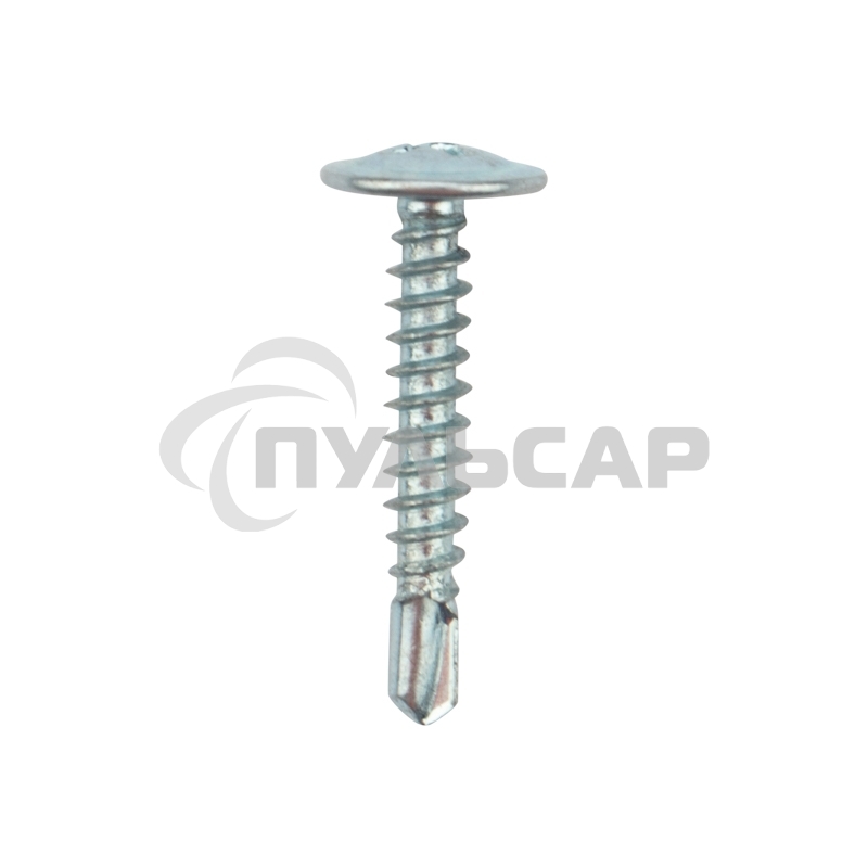 Саморез с прессшайбой KRANZ ПШС сверло 4.2х25, короб (200 шт./уп.)