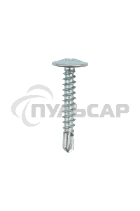 Саморез с прессшайбой KRANZ ПШС сверло 4.2х25, короб (200 шт./уп.)