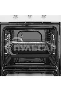 Шкаф духовой газовый с электрическим грилем Maunfeld MOGS703W, встраиваемый