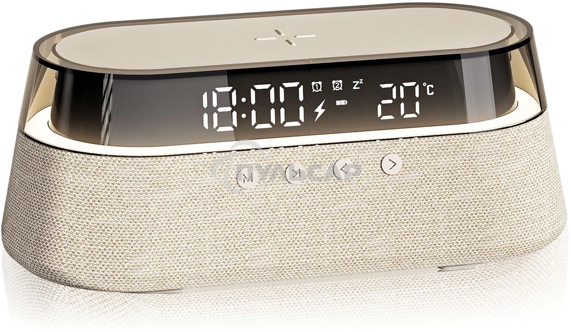 Портативная колонка BBK BTA1212 бежевый 10W 2.0 BT 10м 1800mAh