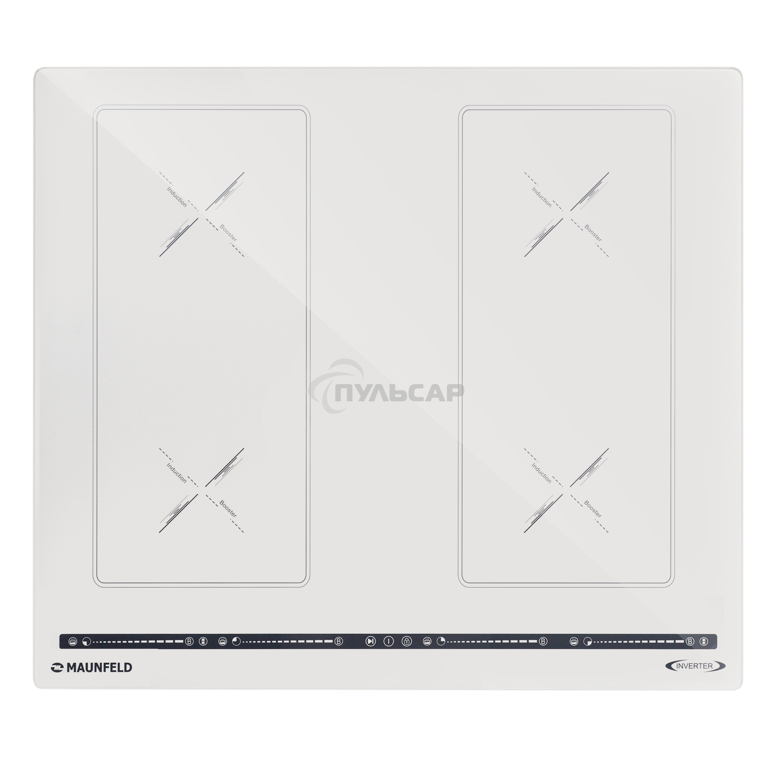Индукционная варочная панель Maunfeld CVI594SB2BGA Inverter бежевый