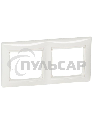 Рамка Valena - Белая - двухместная Legrand 774452