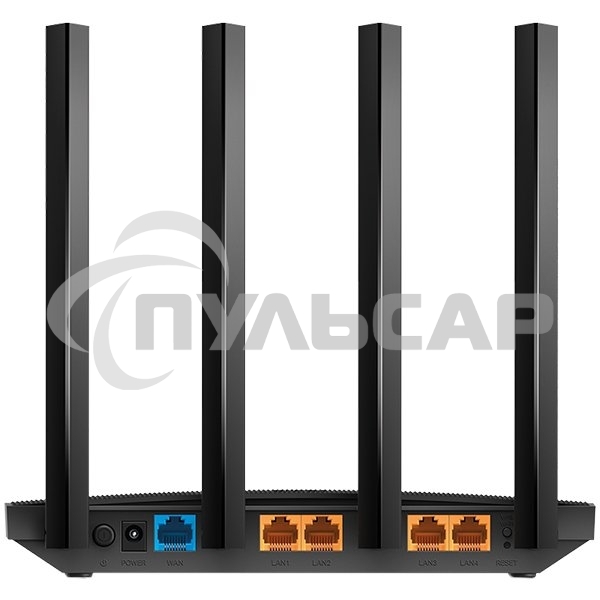 Роутер беспроводной TP-Link Archer C6U AC1200 10/100/1000BASE-TX/4G ready черный