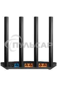 Роутер беспроводной TP-Link Archer C6U AC1200 10/100/1000BASE-TX/4G ready черный