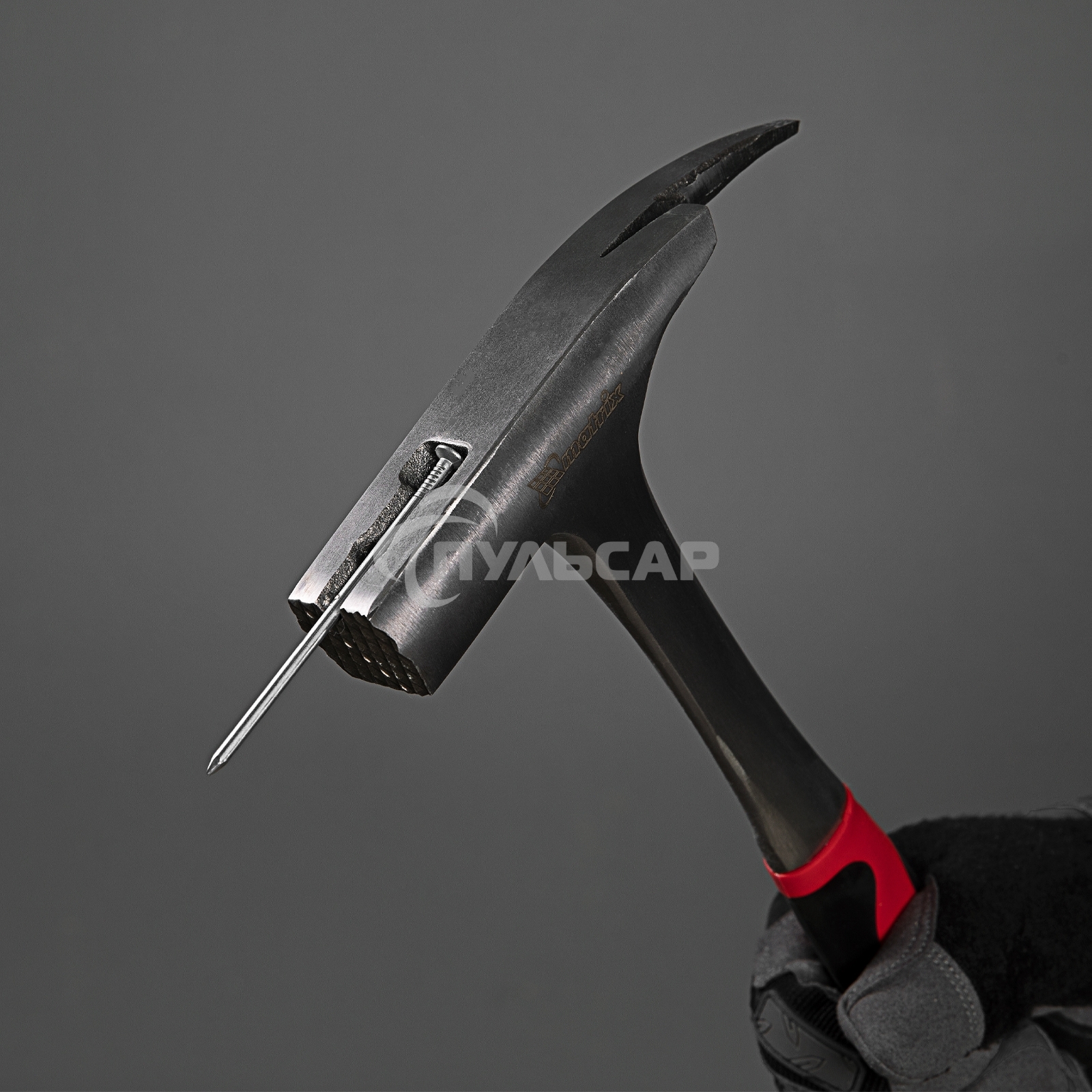 Молоток Matrix кровельщика 600г цельнометаллический двухкомпонентная рукоятка