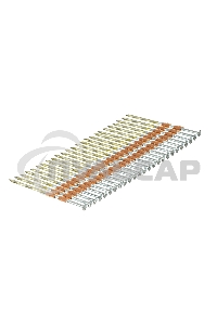 Гвозди для пнев. нейлера (оцинк.), длина - 90 мм, диам. - 3,05 мм, 2000 шт. Denzel