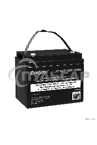 Аккумуляторная батарея ExeGate DT 1275 (12V 75Ah, под болт М6)