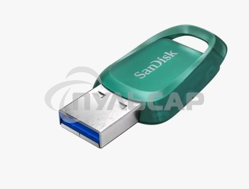 Флешка USB 256 Gb SanDisk CZ96 Ultra Eco, USB 3.2 Green