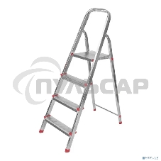 Стремянка металлическая 4 ступеньки, усиленный профиль Rexant 12-5054