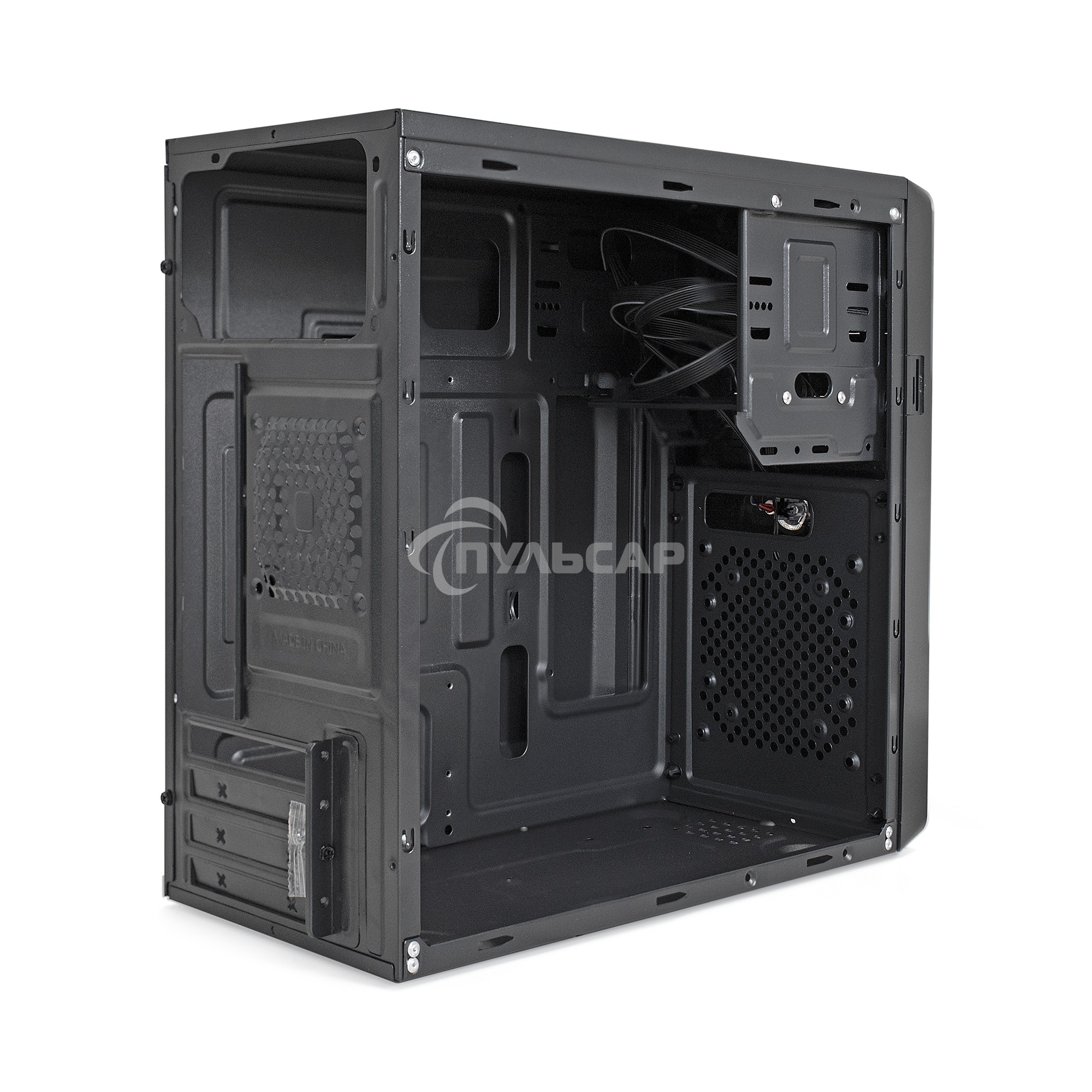 Компьютерный корпус Minitower ExeGate EX286412RUS BA-309 (mATX, без БП, 2*USB, HD аудио, черный)