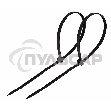 Хомут-стяжка кабельная нейлоновая Rexant 500 x4,8 мм, черная, упаковка 100 шт.