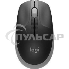 Мышь беспроводная Logitech M190 серый, 1000 dpi, радиоканал, USB, кнопки - 3