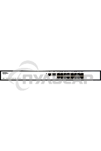 Неуправляемый PoE-коммутатор ORIGO OS1218P/190W/A1A 16x100Base-TX PoE+, 2x1000Base-T, PoE-бюджет 190 Вт, корпус металл