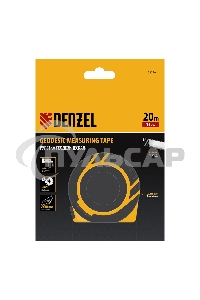 Рулетка геодезическая 20 м х 15 мм, закрытый корпус, фиберглассовая лента Denzel