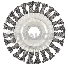 Щетка СИБРТЕХ для УШМ 125 мм, посадка 22,2 мм, плоская 746327