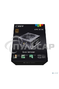 Блок питания CBR PSU-ATX400-12GM, 400W. 400Вт, 80 PLUS Bronze, 120мм, черный