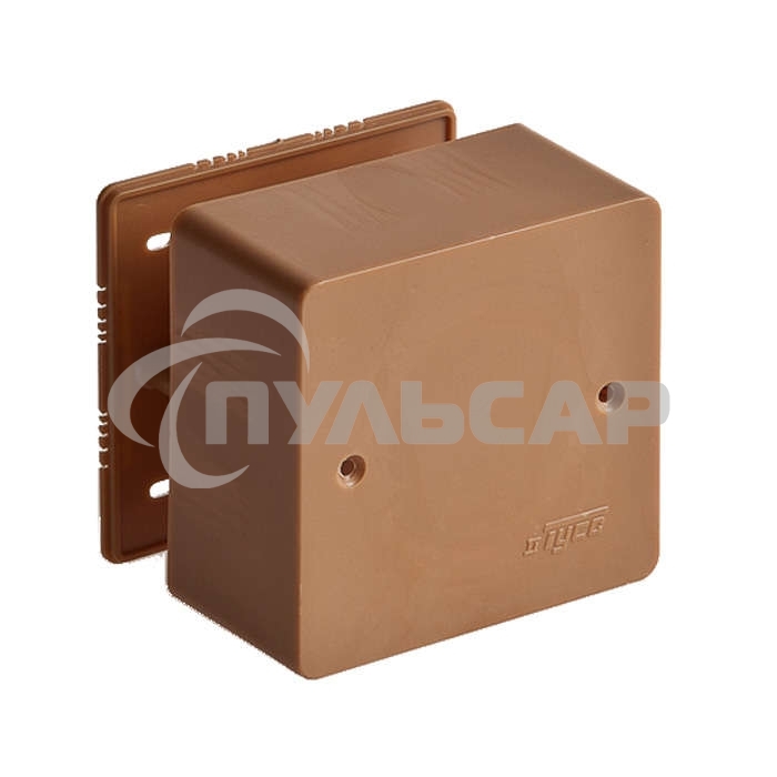 Коробка универсальная для кабель-каналов 85х85х45 корич. IP40 Рувинил 65015К