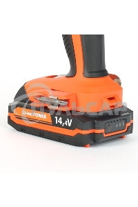 Дрель-шуруповерт Patriot BR 140Li, Аккумуляторная, 14,4В, 2 АКБ, Кейс