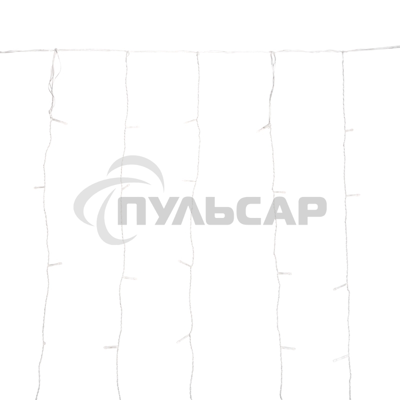 Гирлянда Neon-night Дождь светодиодный 2х1,5м, эффект мерцания, прозрачный провод, IP44, 230В, диоды ТЕПЛЫЕ БЕЛЫЕ, 150 LED