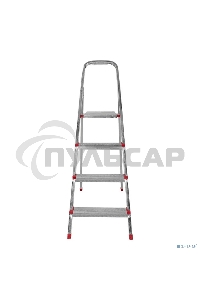 Стремянка металлическая 4 ступеньки, усиленный профиль Rexant 12-5054
