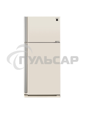Холодильник Sharp SJ-XE55PMBE бежевый двухкамерный 388/148 л морозилка сверху