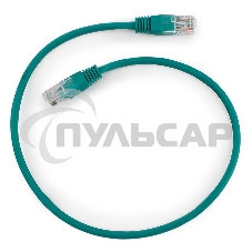 Патч-корд UTP Cablexpert кат.5e, 0.5м, литой, многожильный (зеленый)
