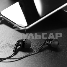 Наушники проводные-вставки с микрофоном Hoco M40 черный