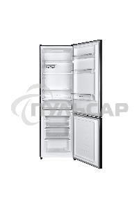 Холодильник Maunfeld MFF176SFSB черный двухкамерный 188/75л морозилка снизу, ручная разморозка