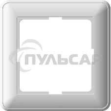Рамка 1-м W59 белый  SchE KD-1-18 (КД-1-18)